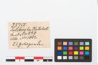 Etikett zu Goldperlen (NHMW-PRAE-025701)